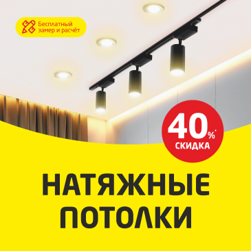 Погода в доме. Натяжной потолок -40%