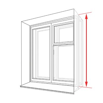 Как замерить окно. Шаг №10
