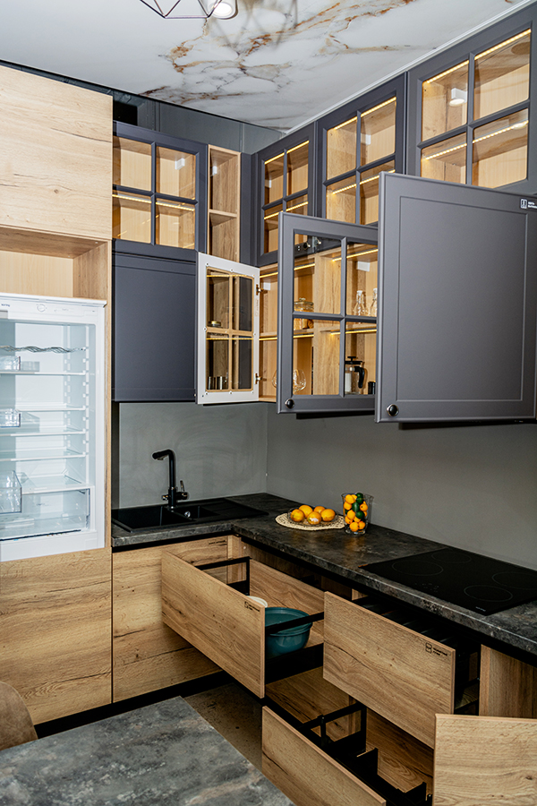 Кухня в стиле лофт