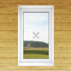 Окно глухое 600*1000 мм