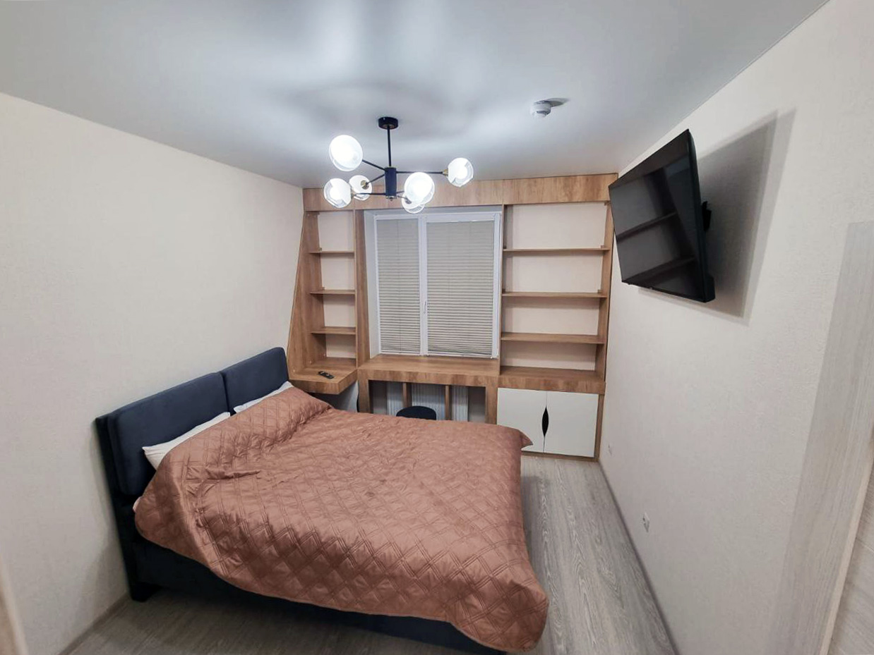 Стеллаж в спальню