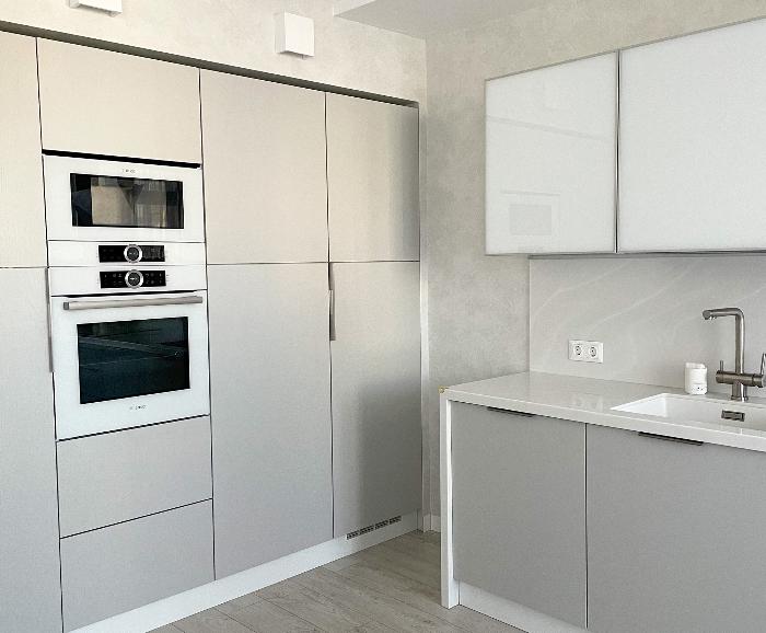 Кухня-гостиная в стиле минимализм