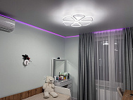 Парящий потолок со светодиодной лентой